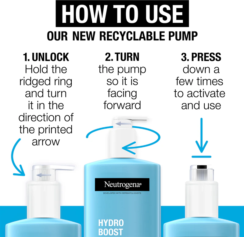 Neutrogena Hydro Boost® lichte bodylotion met een gelachtige consistentie
