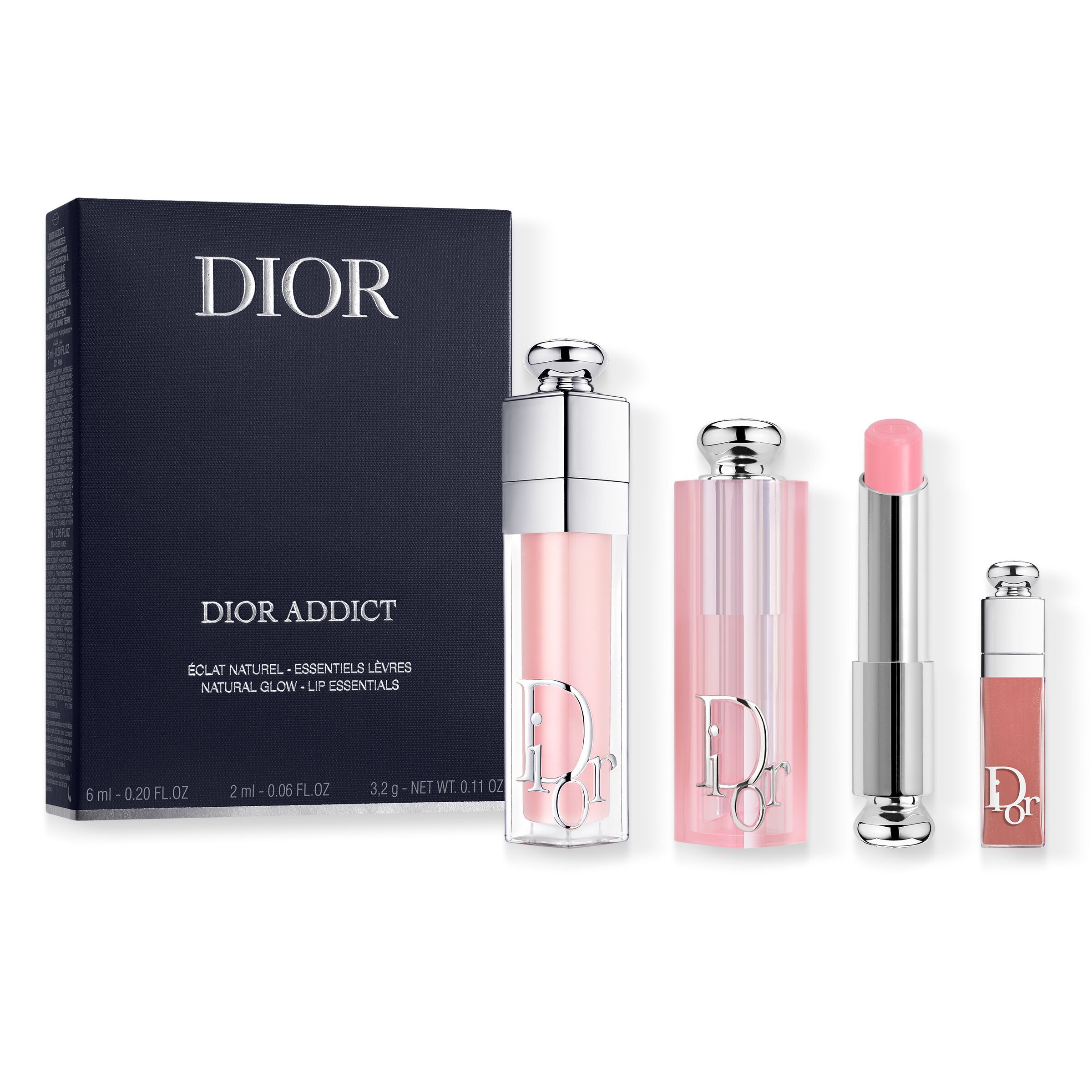 Sada Dior Addict Duo: Hydratačný balzam na pery a Vypĺňajúci lesk na pery Luxusné darčekové sady