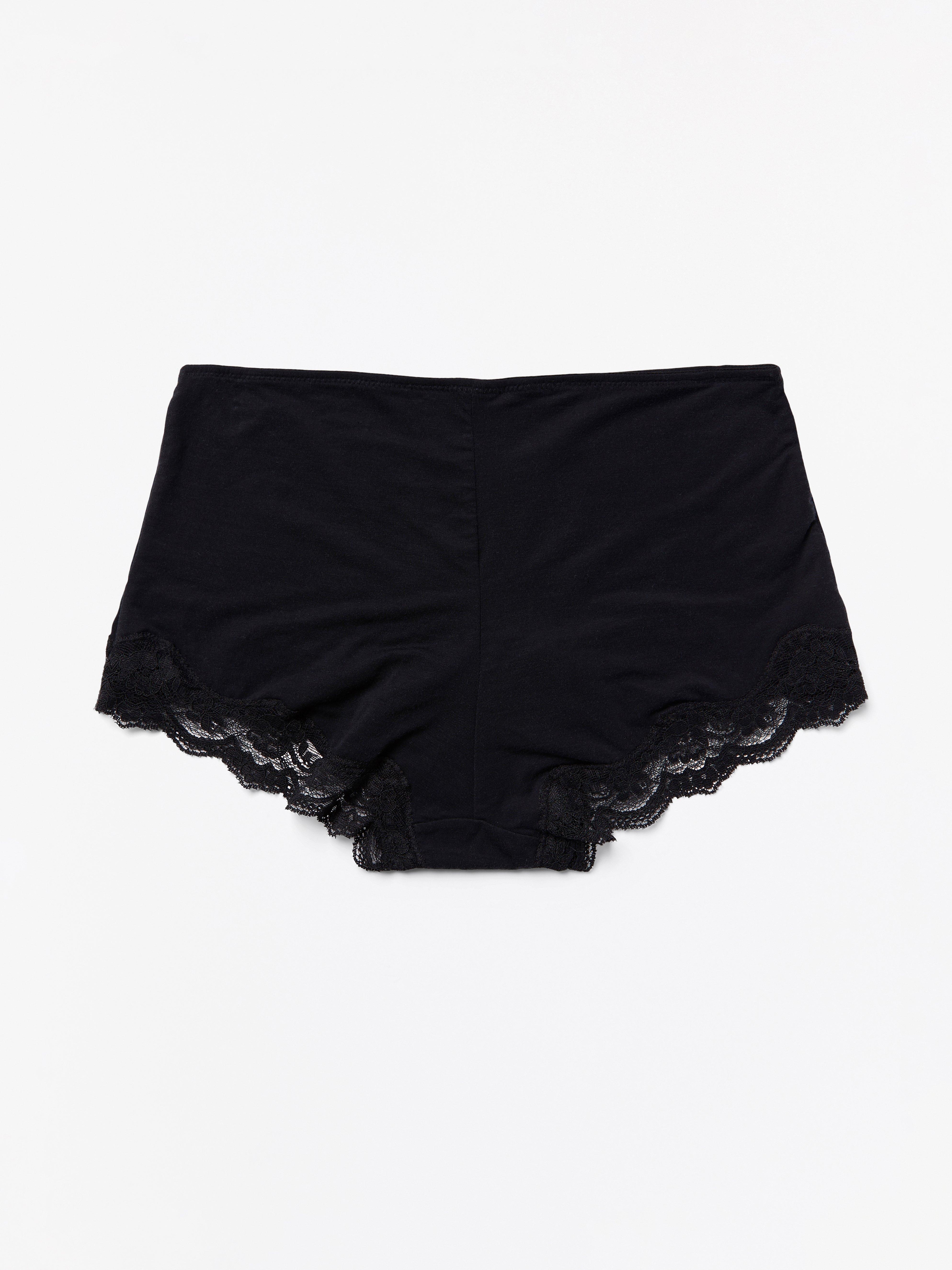Boxerky regular waist černé