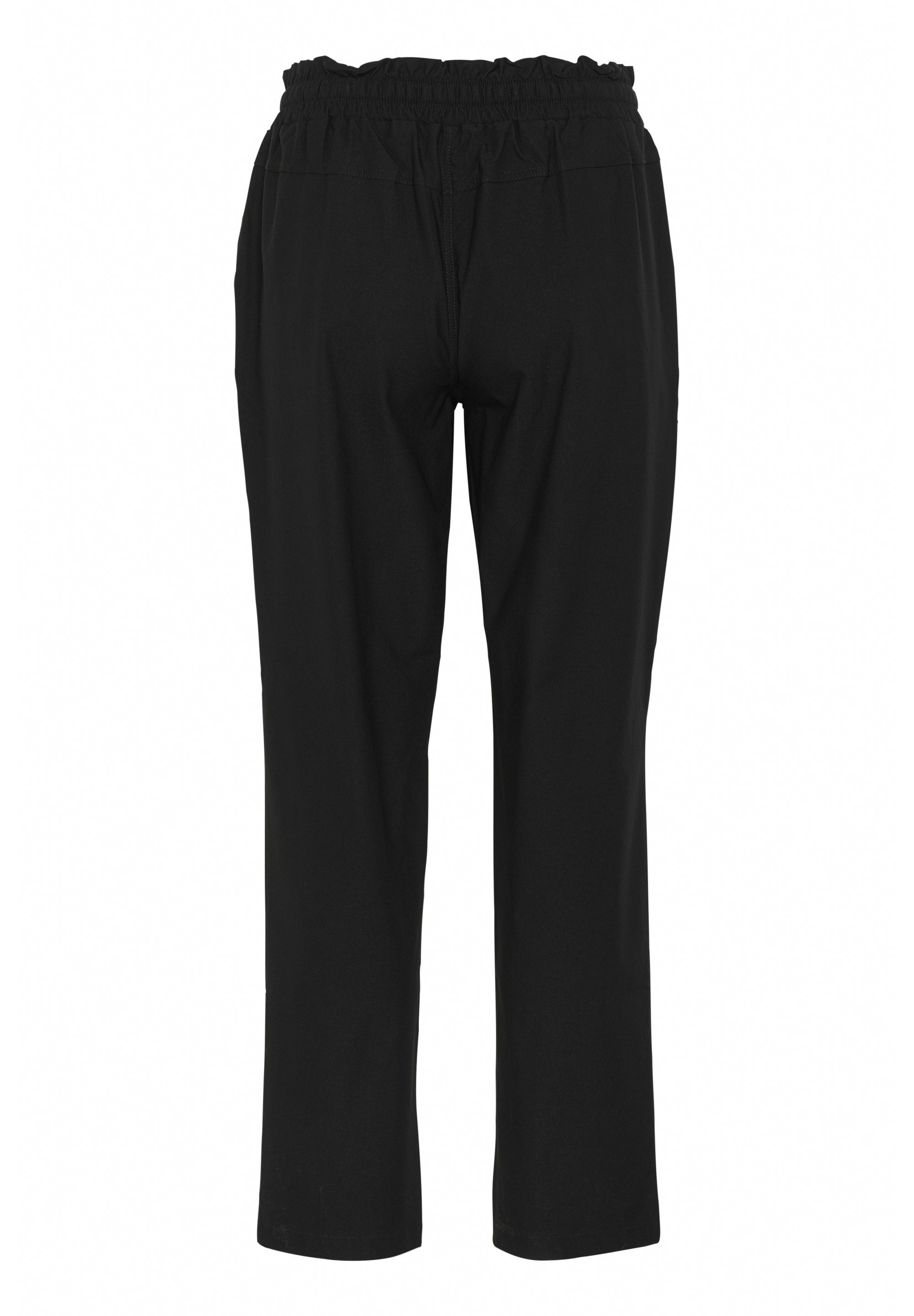 Cremefarbene TESS-Hose – tiefschwarz