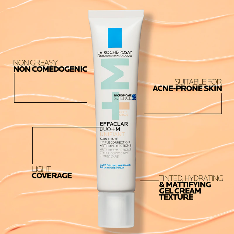 La Roche-Posay Effaclar DUO+M Unifiant ľahký tónovací krém s hydratačným účinkom
