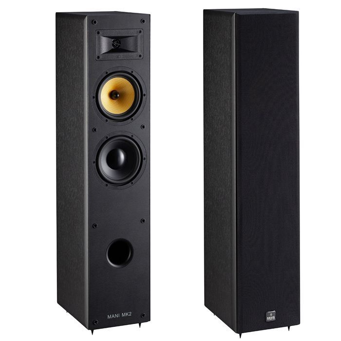 Davis Mani MK2 Black floorstanding speaker (sold individually)