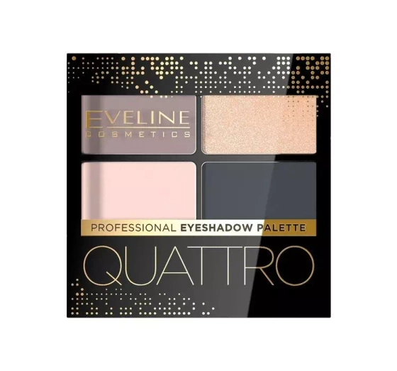 Eveline Cosmetics Quattro Eyeshadow paleta 4 cieni do powiek 02 3,2 g