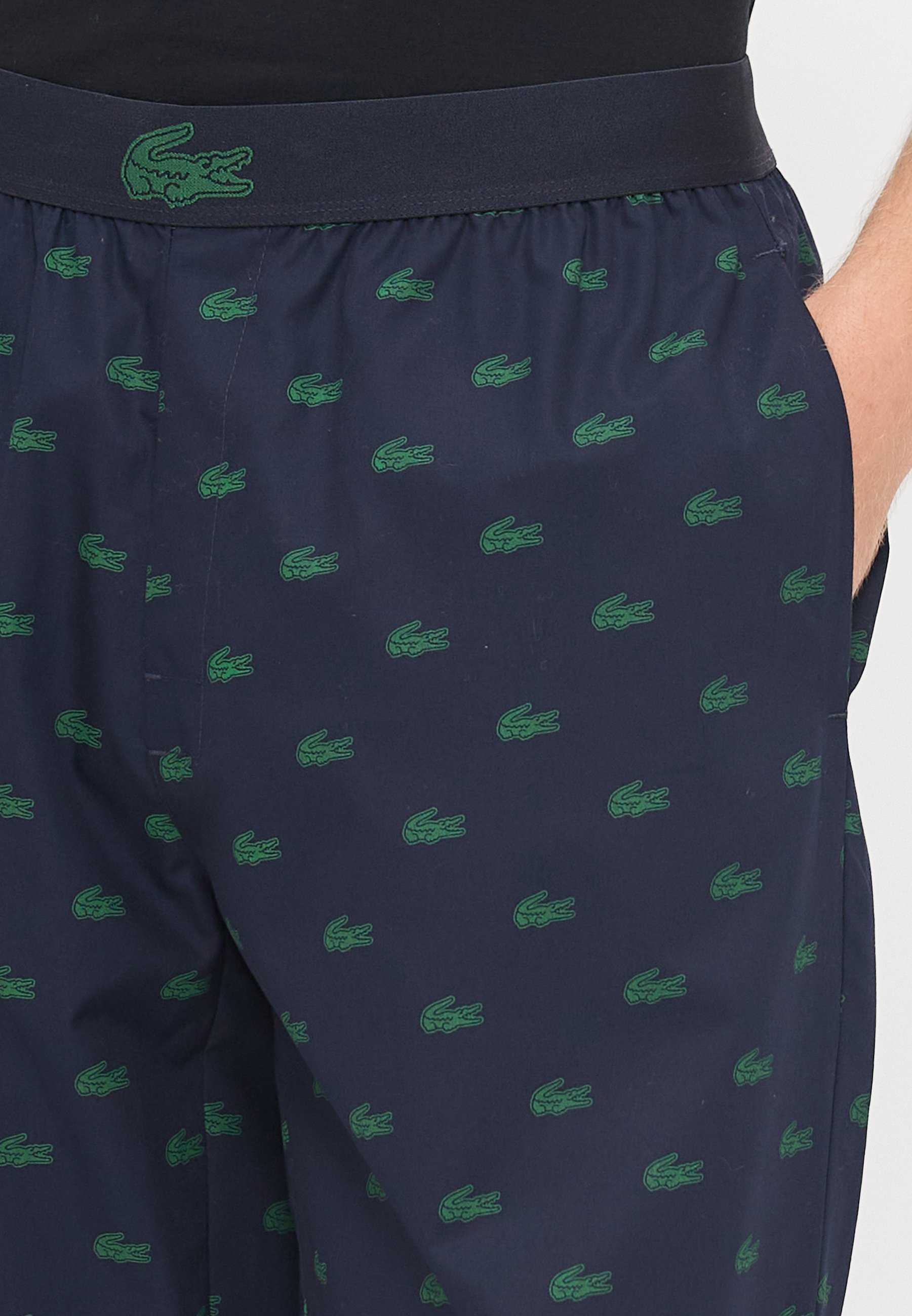 Pantalon de pyjama Lacoste LOUNGEWEAR - Bas de pyjama - vert abyssal