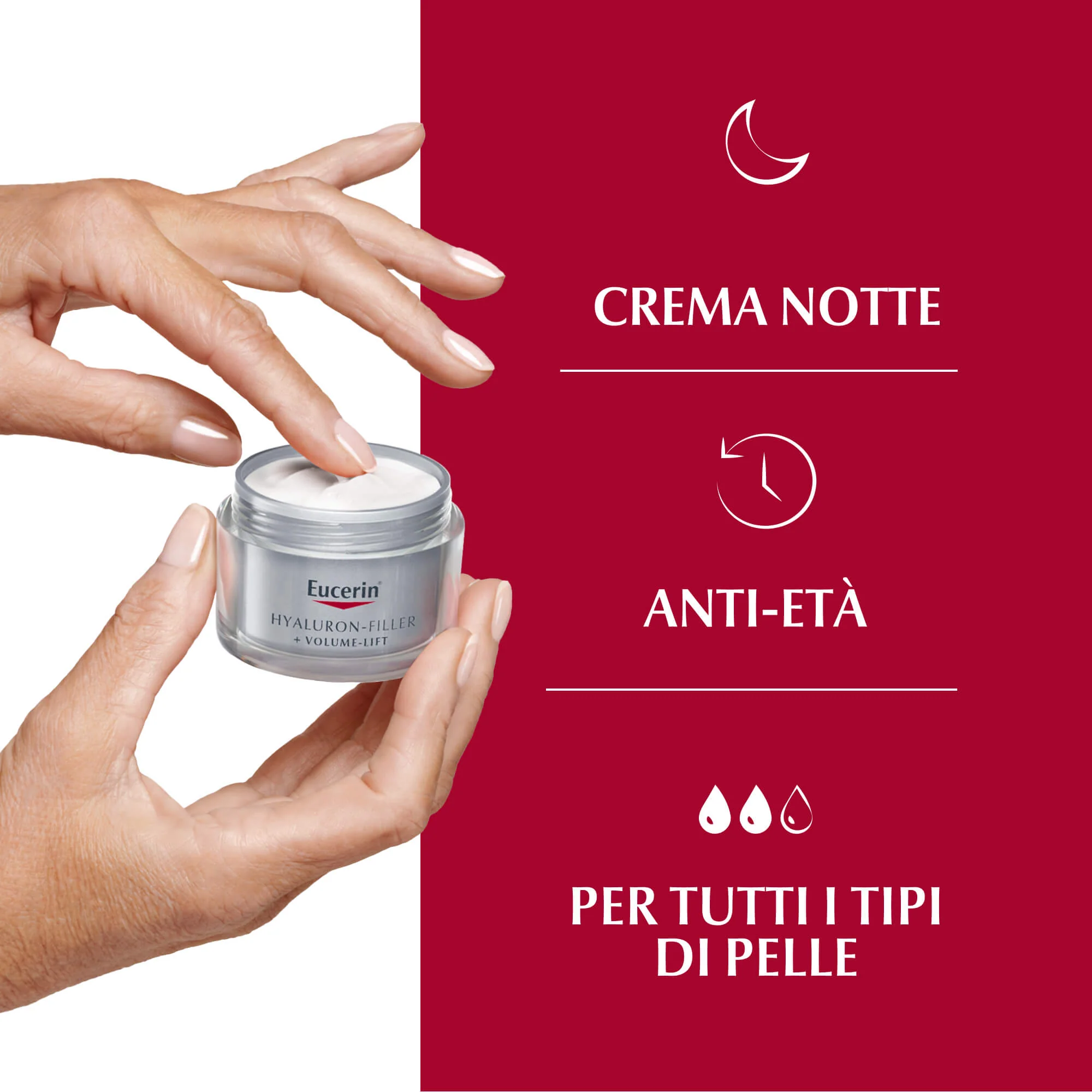 Hyaluron-Filler + Volume-Lift Hyaluron-Filler + Volume-Lift Notte - Tratt.notte lifting viso