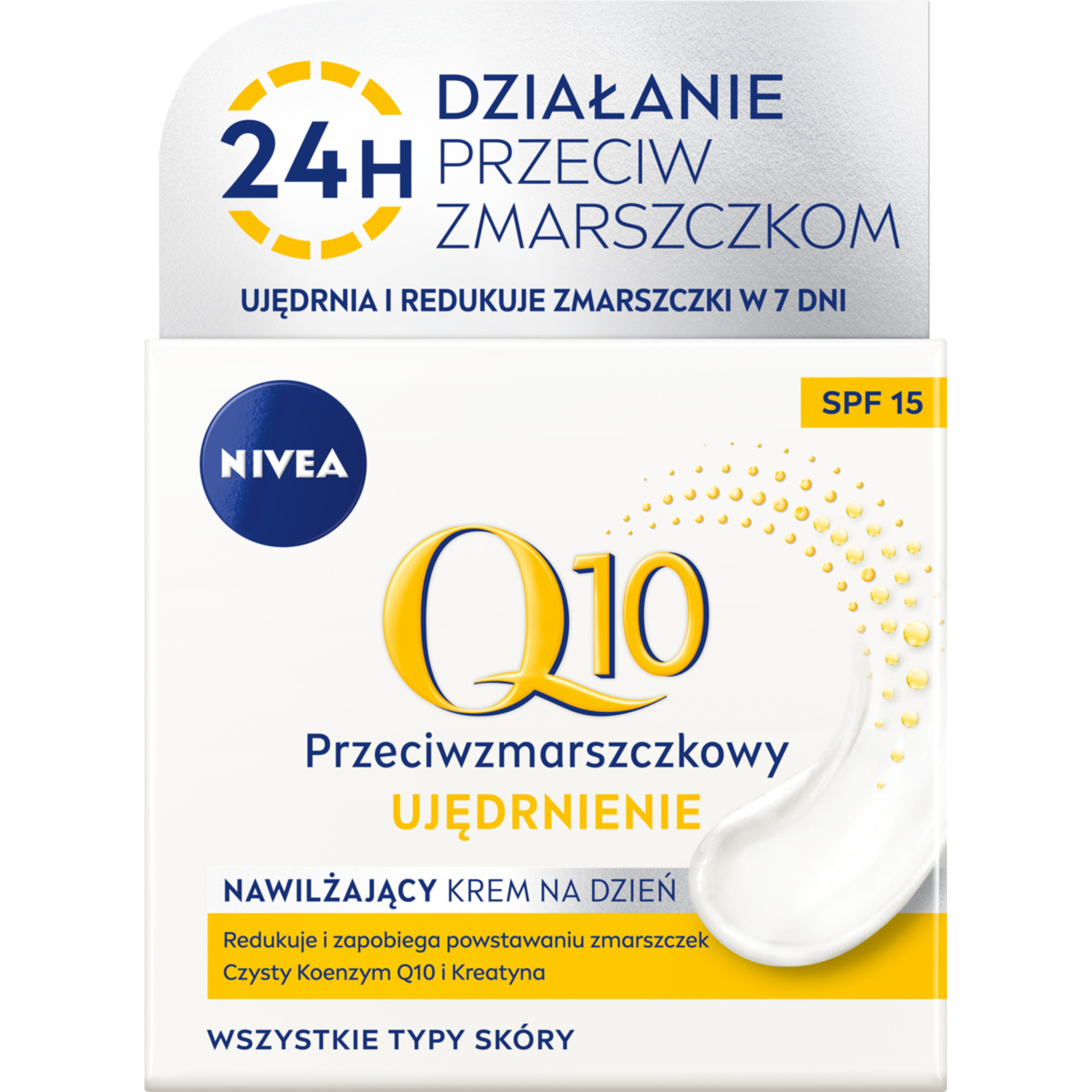 Nivea Anti-rynke og opstrammende ansigtscreme SPF15 50ml Q10 Power