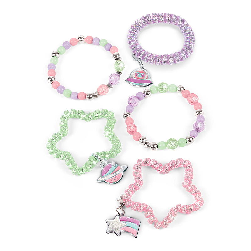 Maak het werkelijkheid met sprankelende spiraalvormige sieraden, maak het werkelijkheid.