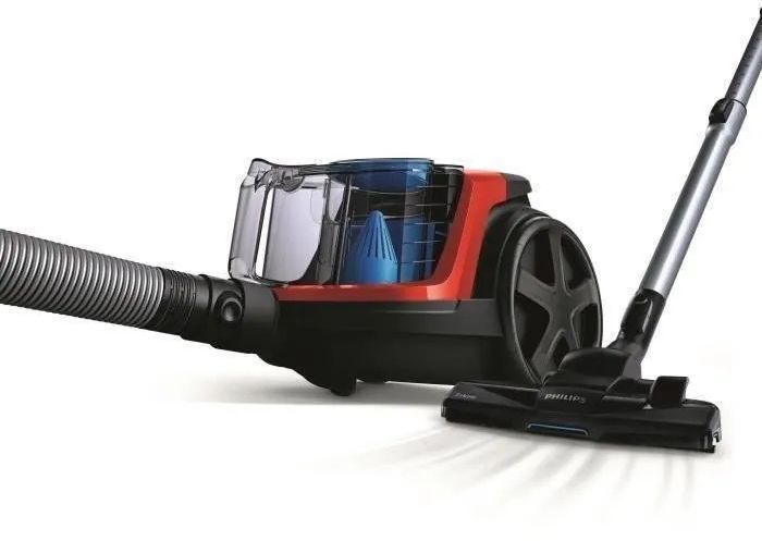 Aspirapolvere senza sacco PHILIPS - FC9330/09 - Serie 3000 PowerPro Compact - 900W - 76dB - Rosso