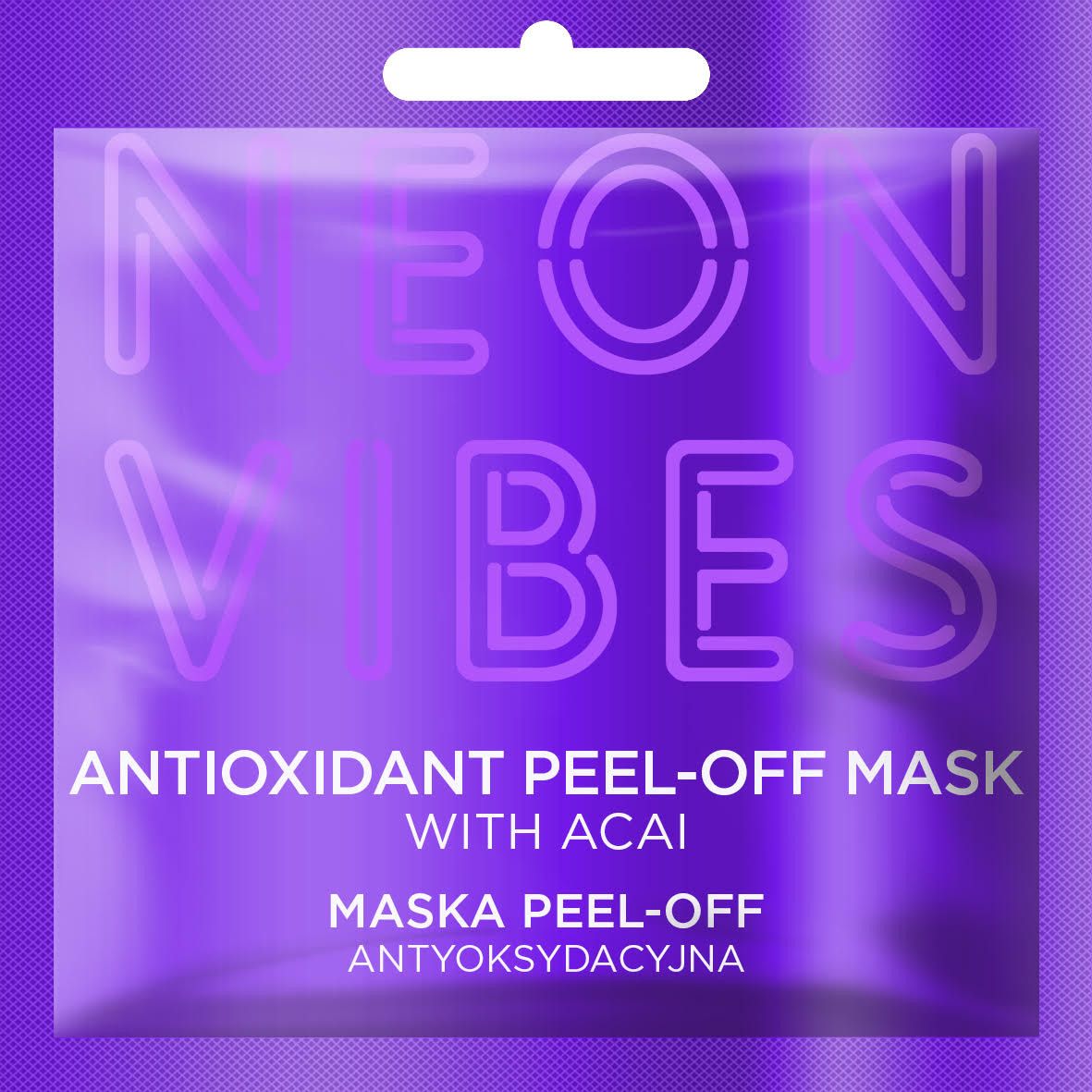 Neon Vibes antioksidantu pīlinga maska Pretgrumbu un novecošanās aizkavēšanas krēmi