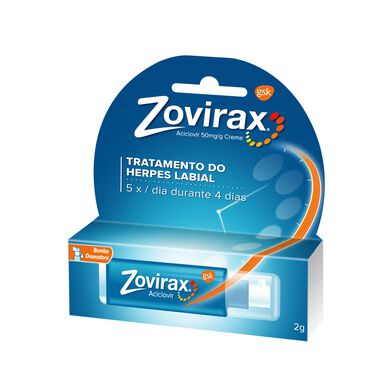 Zovirax  Zovirax Creme Herpes Labial Aciclovir      2 gr 2 gr