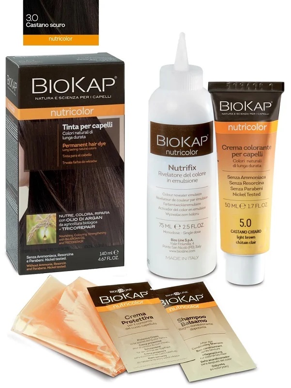 BIOKAP Biokap Nutricolor 3 Coloration capillaire Brun foncé