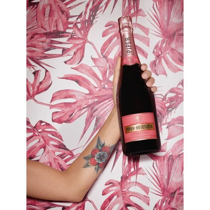 Piper Heidsieck Rosé Sauvage Champanhe - 75 cl