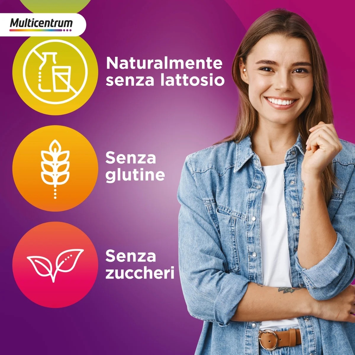 MULTICENTRUM Multicentrum Donna 60 comprimés multivitaminés pour femmes