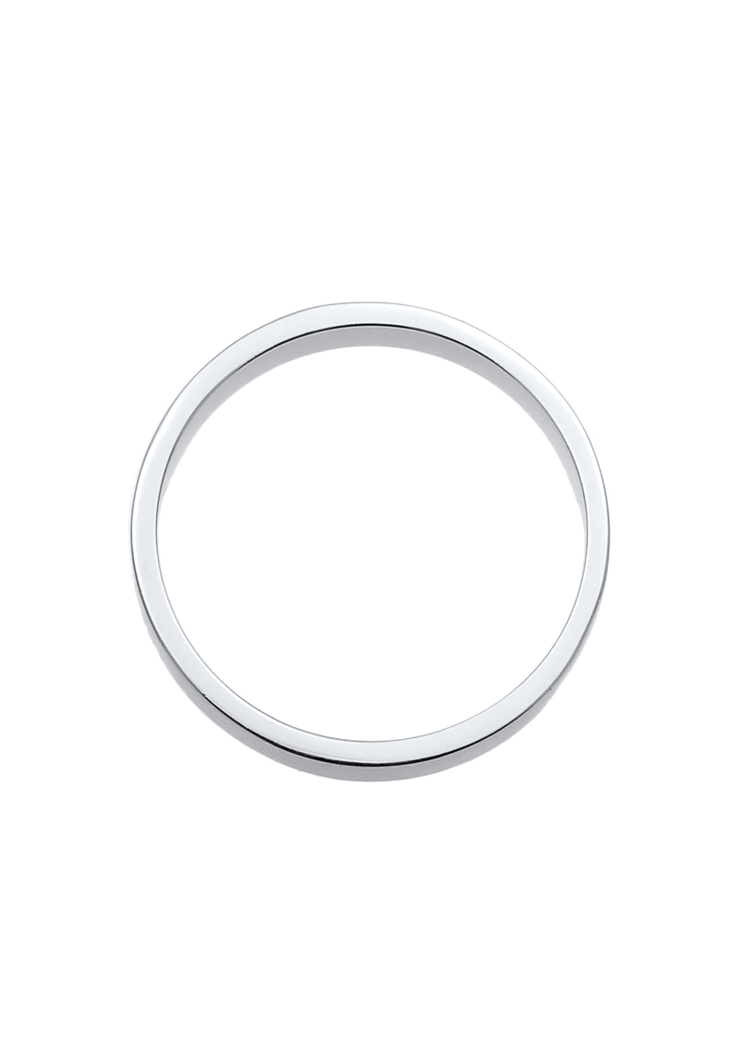 Elli Femmes Fiançailles Simple Élégant en Argent Sterling 925