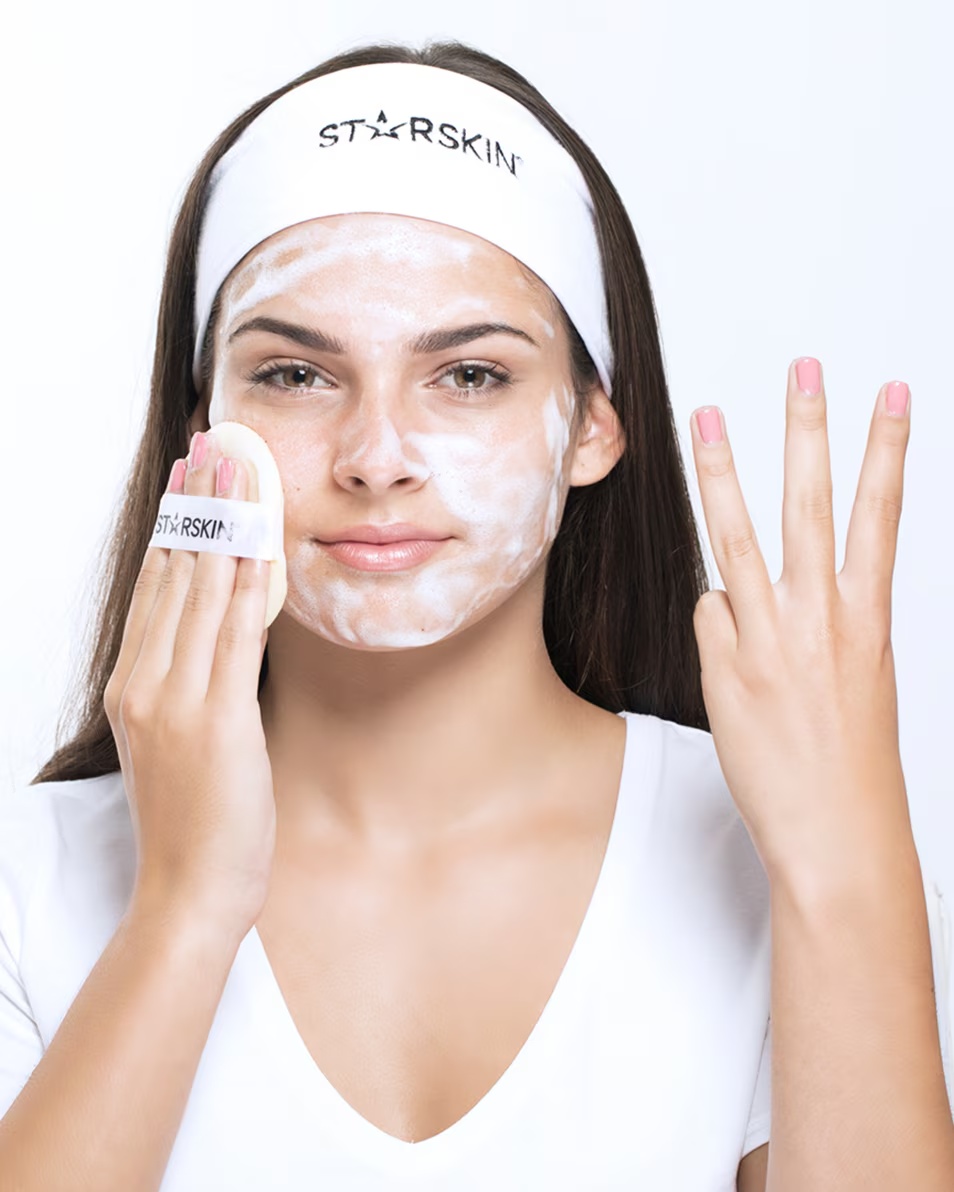 STARSKIN ESSENTIALS GLOWSTAR™ ΑΦΡΩΔΕΣ PEELING PUFF