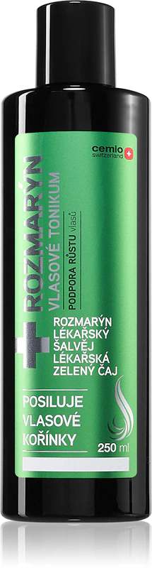 Vlasové tonikum Cemio Rosemary tonic pre rast vlasov a posilnenie vlasových folikulov