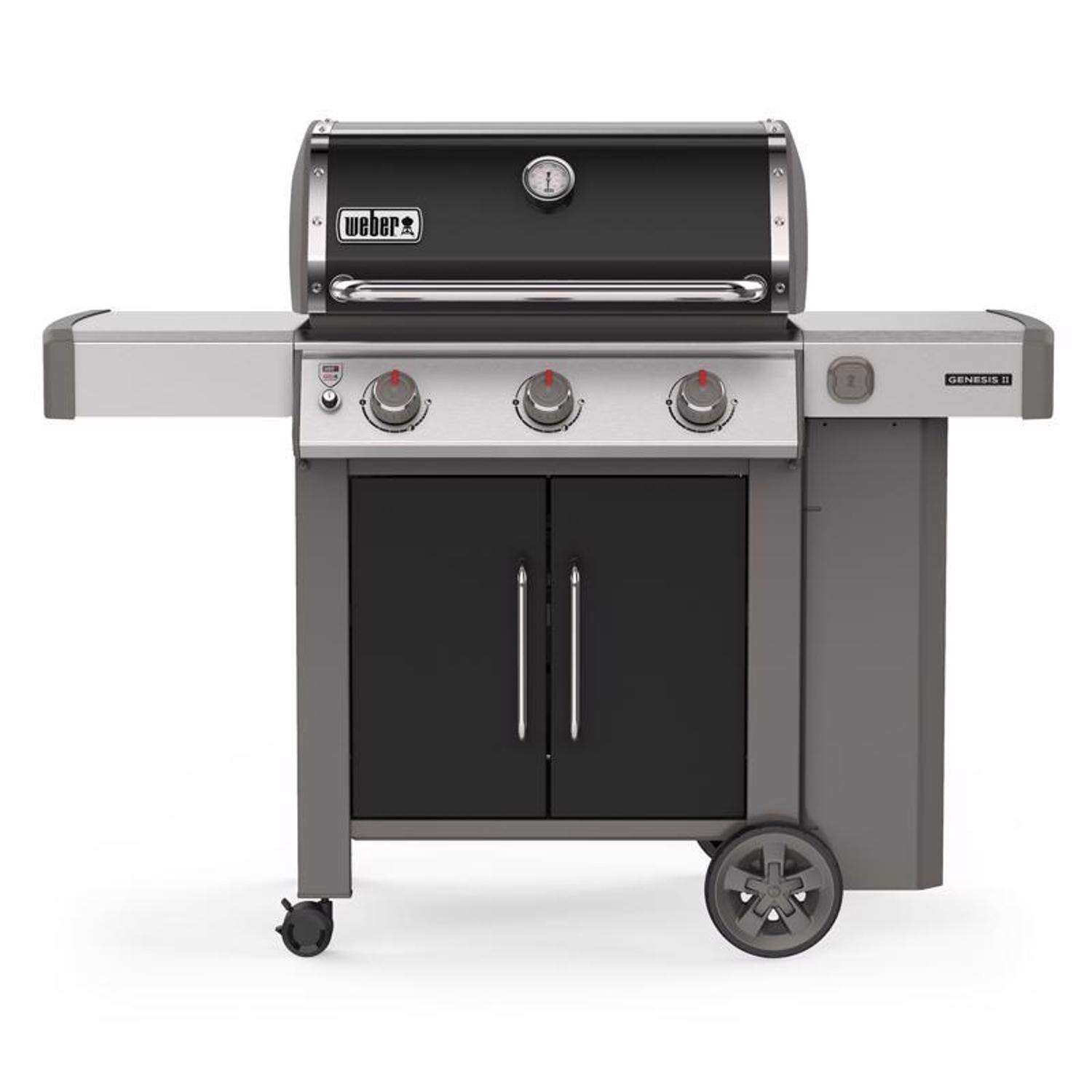 Weber Genesis II E-315 3-palnikowy grill na propan płynny, czarny