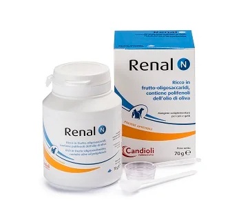 RENAL Candioli Renal N em pó para nutrição intestinal de cães e gatos 70 g