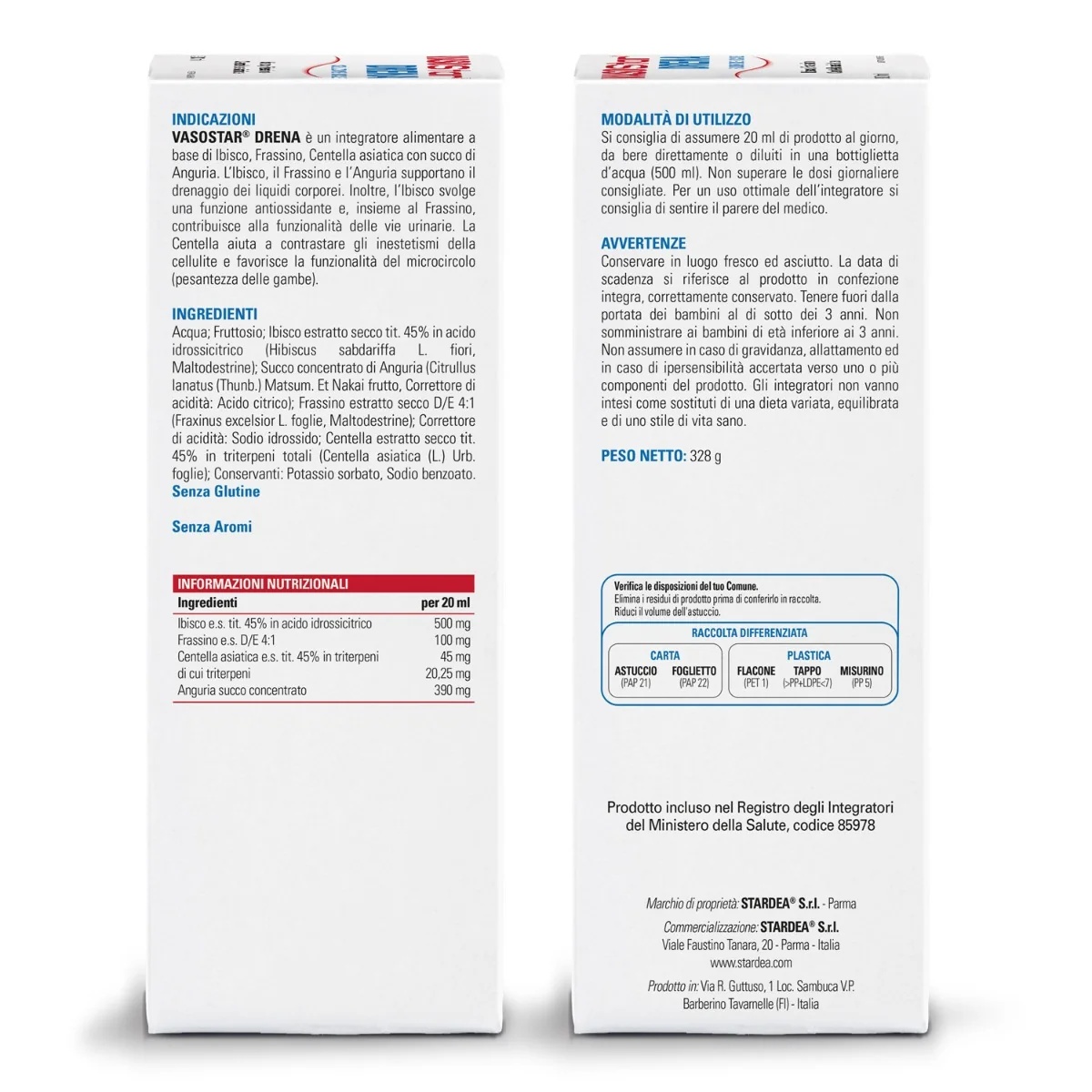 STARDEA Vasostar Drains 300 ml Odkap