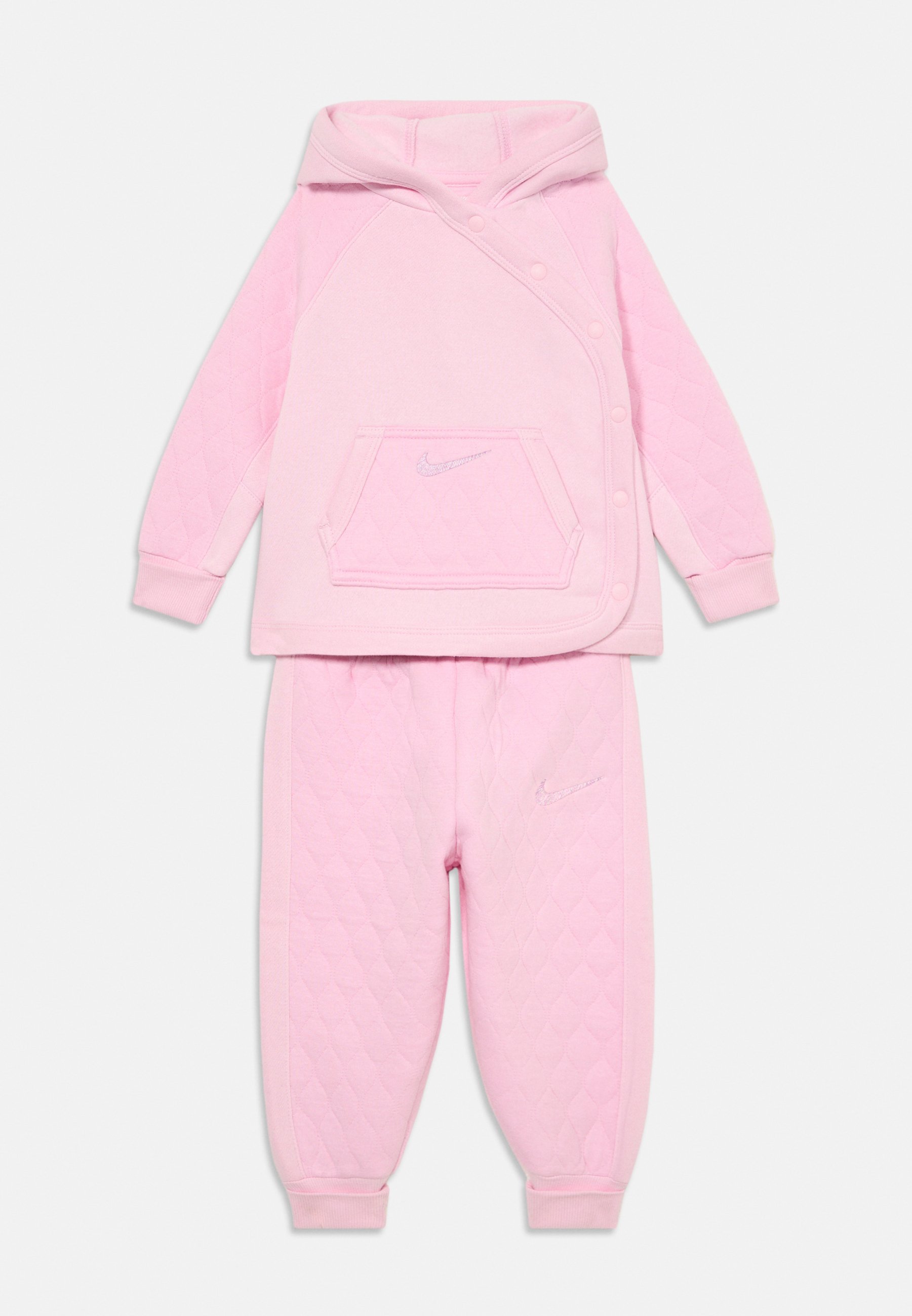 Ensemble unisexe Nike Sportswear READY HOODED - Survêtement - mousse rose