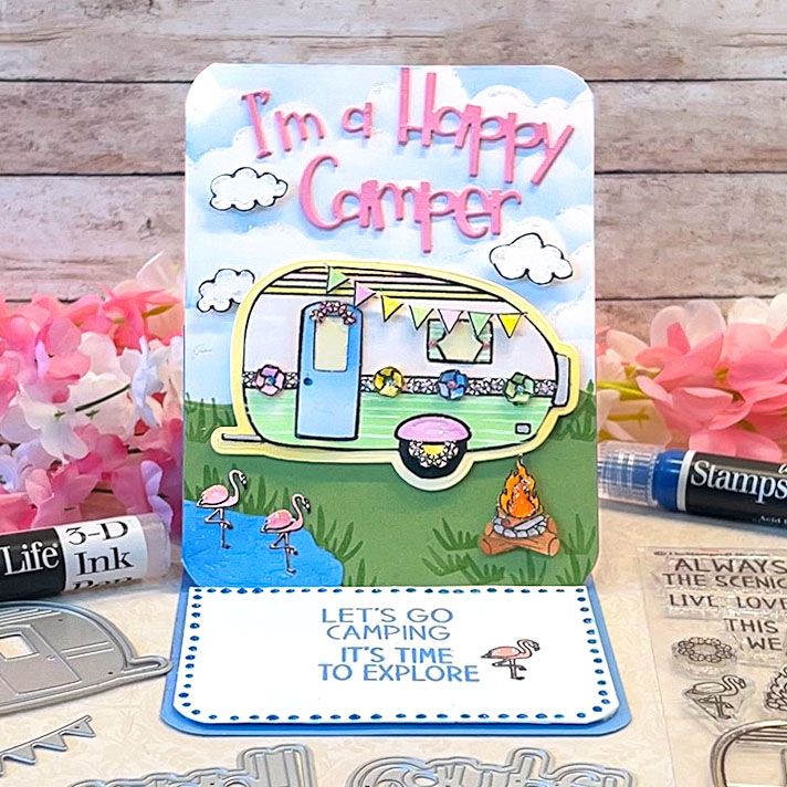 camper2stamp Clear Stamp Set