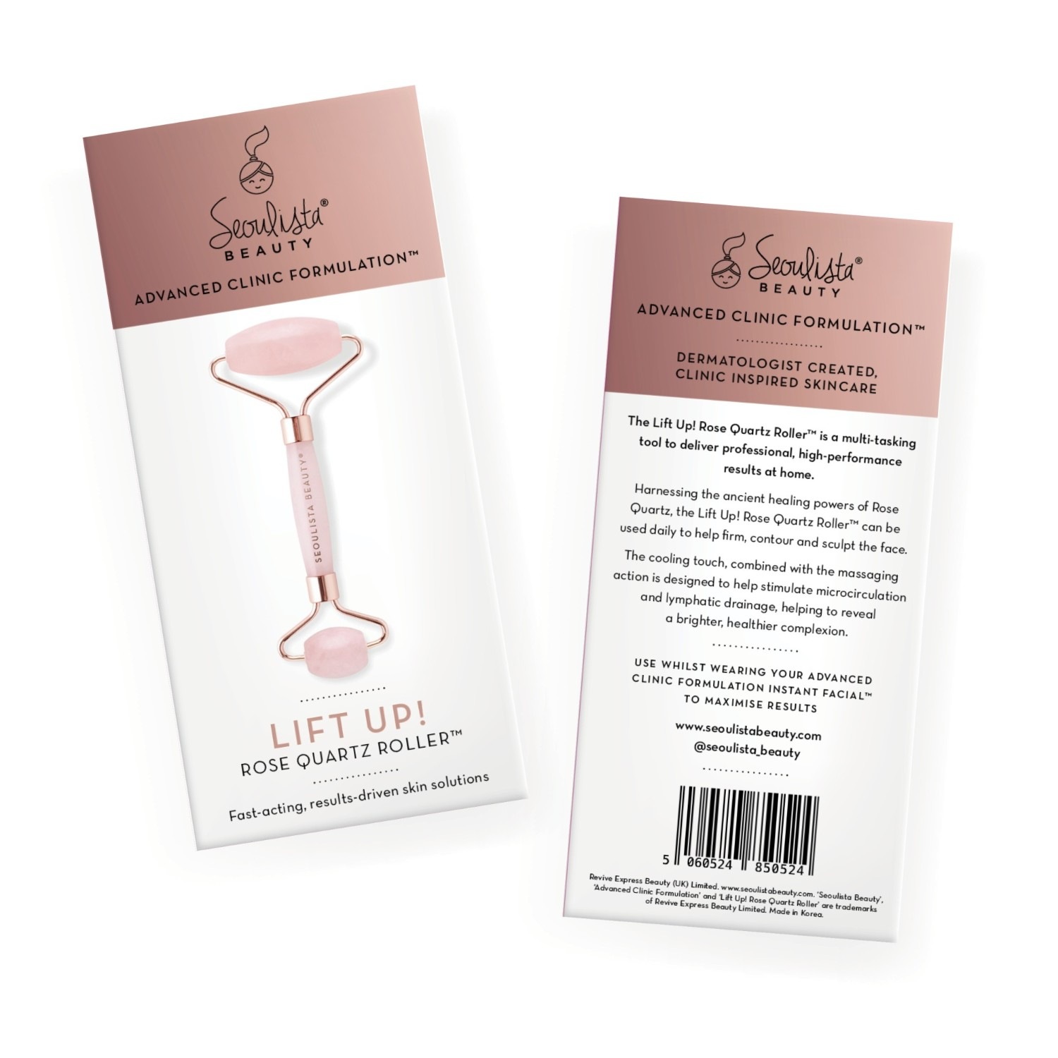 seoulista beauty ROSE QUARTZ ROLLER