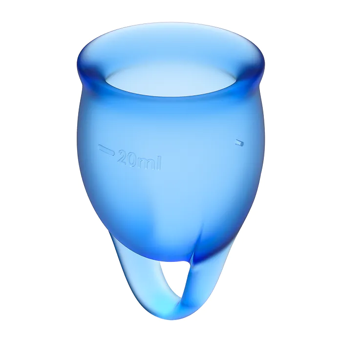 Satisfyer Feel Confident Menstrual Cup Dark Blue