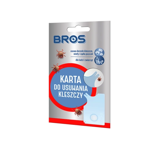 Bros karta do usuwania kleszczy