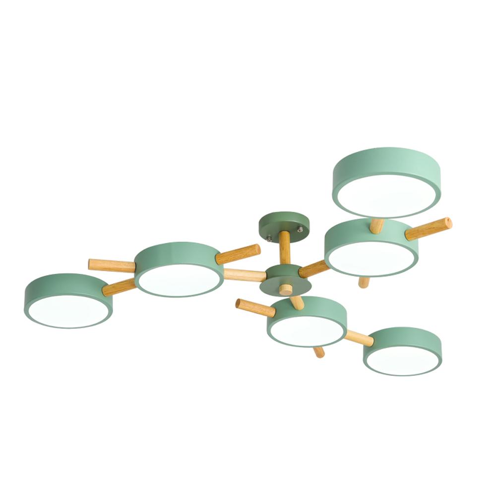Nordisk minimalistisk LED-taklampe kreativ ny tre stue LED-taklampe enkel moderne soverom LED-lys til rommet