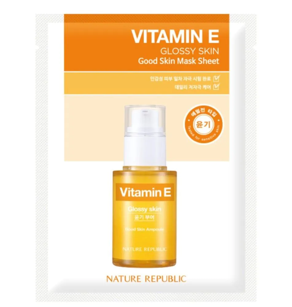 Nature Republic Good Skin Vitamin E Mask Sheet 24g