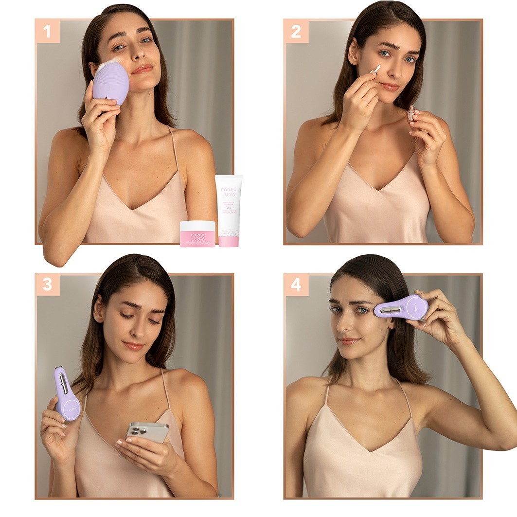 FOREO veido masažuoklis BEAR™ 2 akims ir lūpoms – 1 vnt.