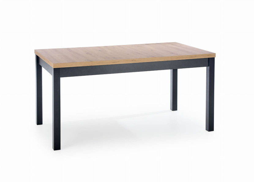 ST45 stół 160x80 cm dąb artisan nogi czarne