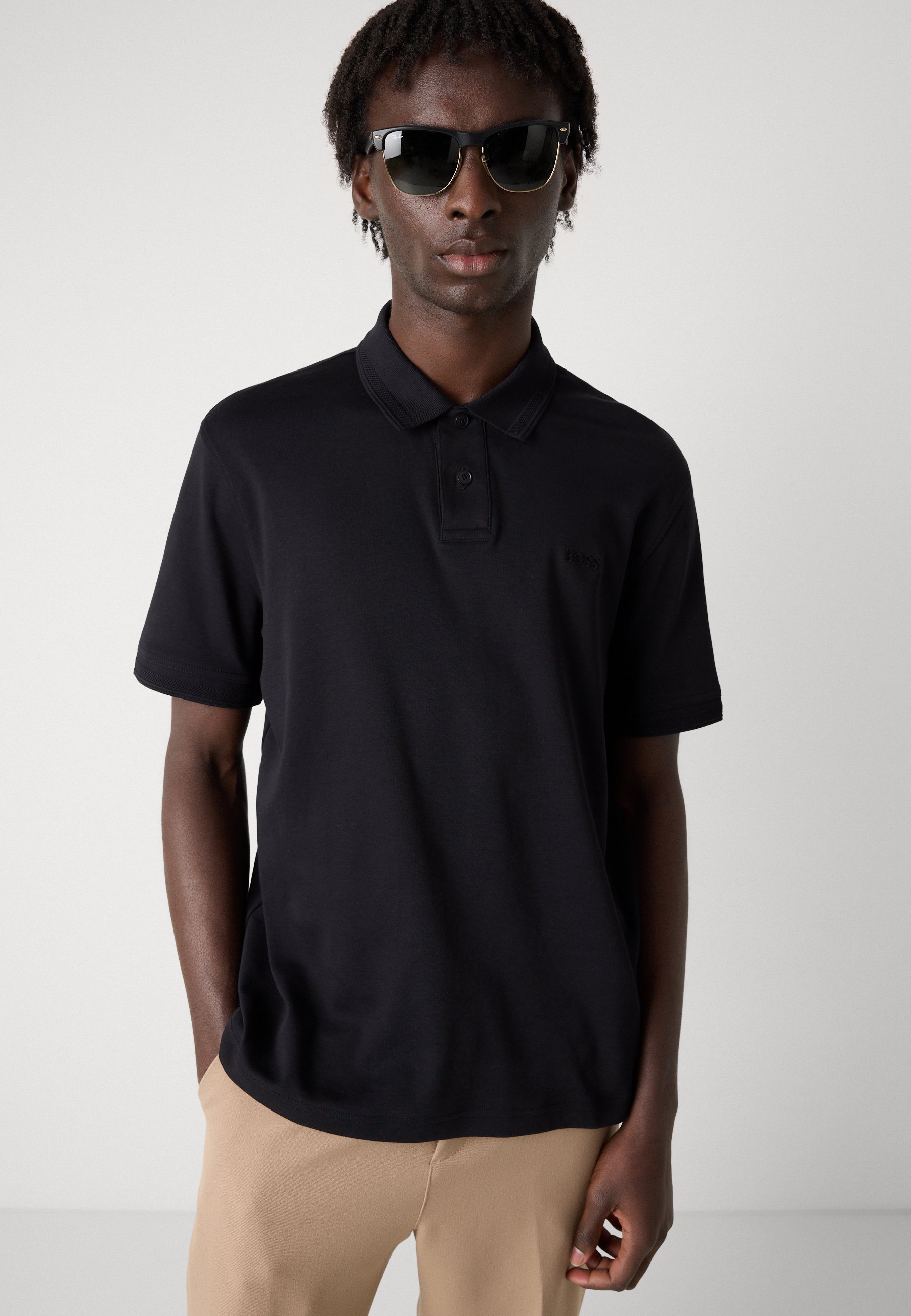 BOSS poloshirt - zwart