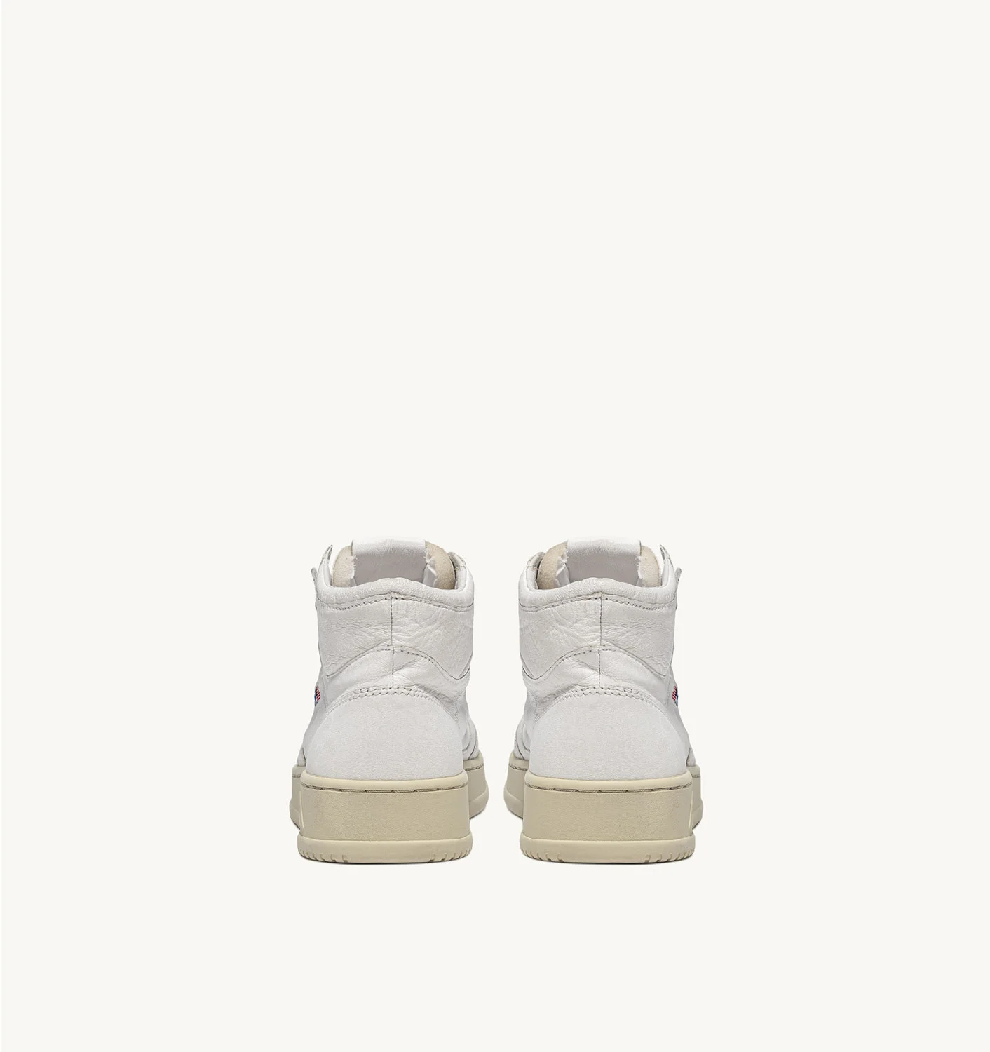 Adidași Medallist din piele de capră albă moale