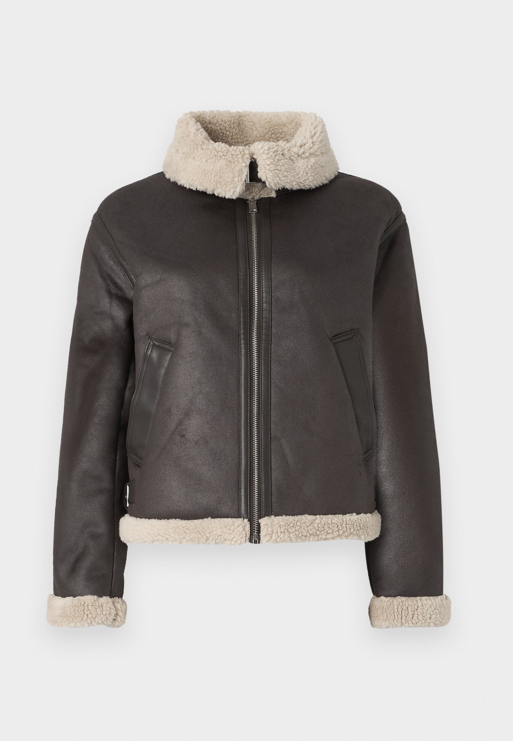 Vero Moda VMVIRGINIA KORTE JAS - Winterjas - chocoladetaart