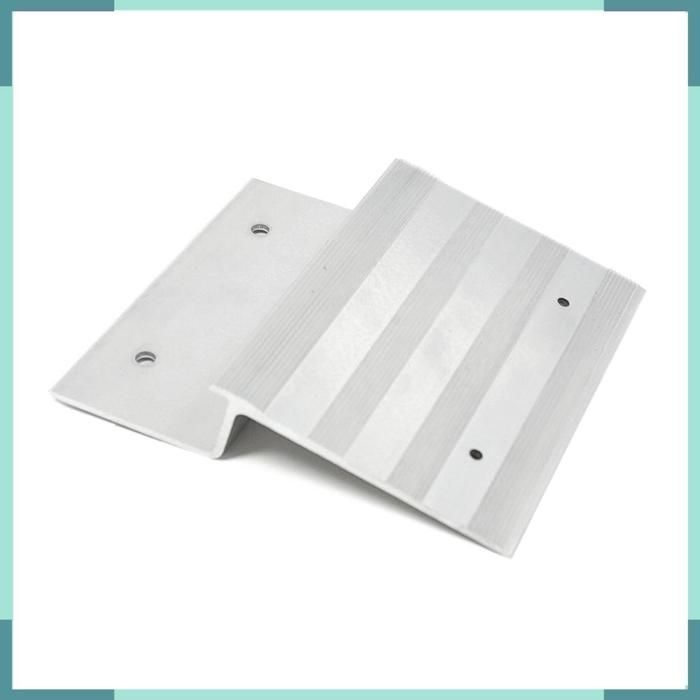 Accesorios para rampas de carga de camiones KEENSO, kits de rampas de carga de motocicletas de aleación, estuche plateado