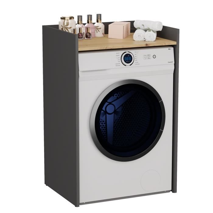 COMO - Armario para lavadora - Armario de baño - 64x50x97,5 cm - Lavadero