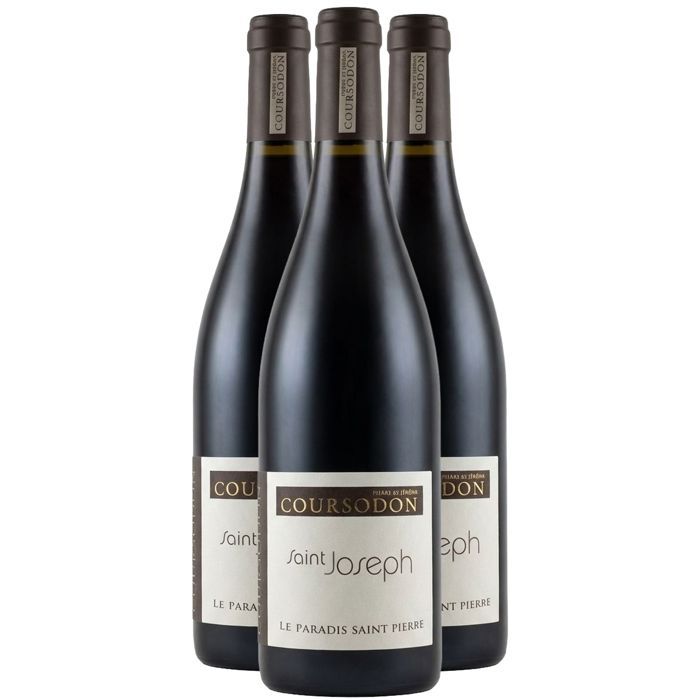 Jérôme Coursodon Saint-Joseph Le Paradis Saint-Pierre 2023 - Vin Rouge de la Vallée du Rhône (3x75cl)