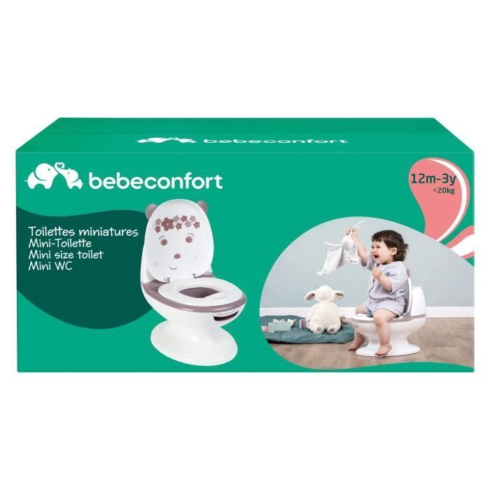 BEBECONFORT Mini Panda Toilet, Potty with Flushing Sound, Pink