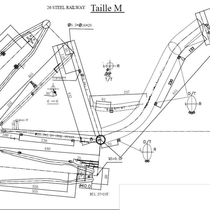 Vélo Ville 26'' - SCRAPPER RAILWAY 1 LTD VINTAGE -  Taille M  - 6 Vitesses  - équipement City complet