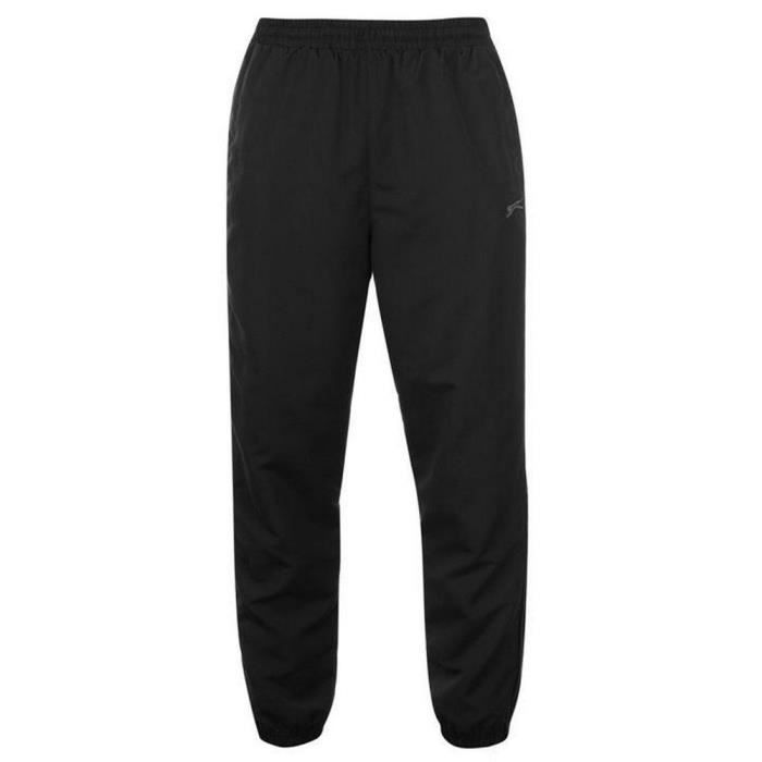 Men's Jogging Suit - Slazenger - Plus Size - Black - Breathable - Long Sleeves