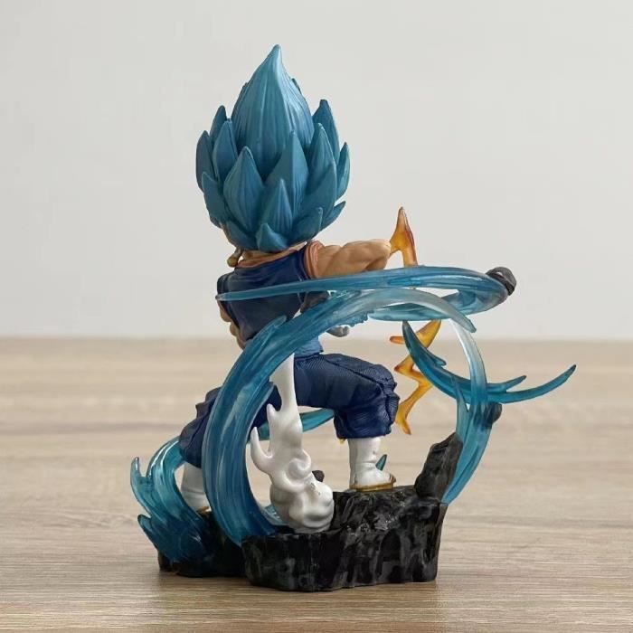 Figura de Super Saiyan Vegeta Azul de Dragon Ball Z (DBZ) - Figura de Anime - Modelo de Personaje - Artículo de Coleccionista