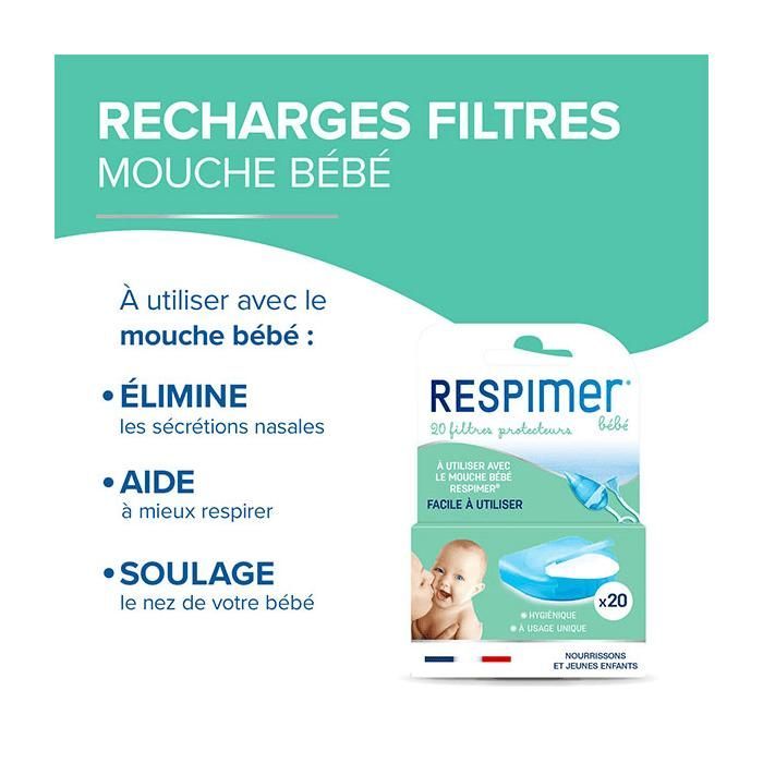 Respimer Recharge pour Mouche-Bébé 20 unités
