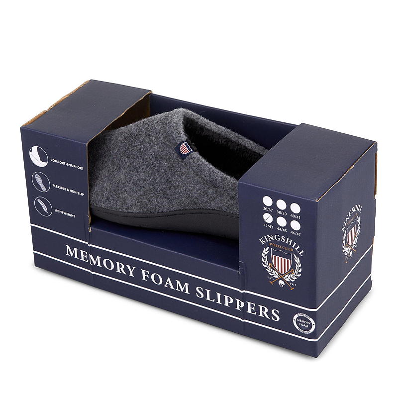 Tofflor storlek 36/37-46/47 memory foam