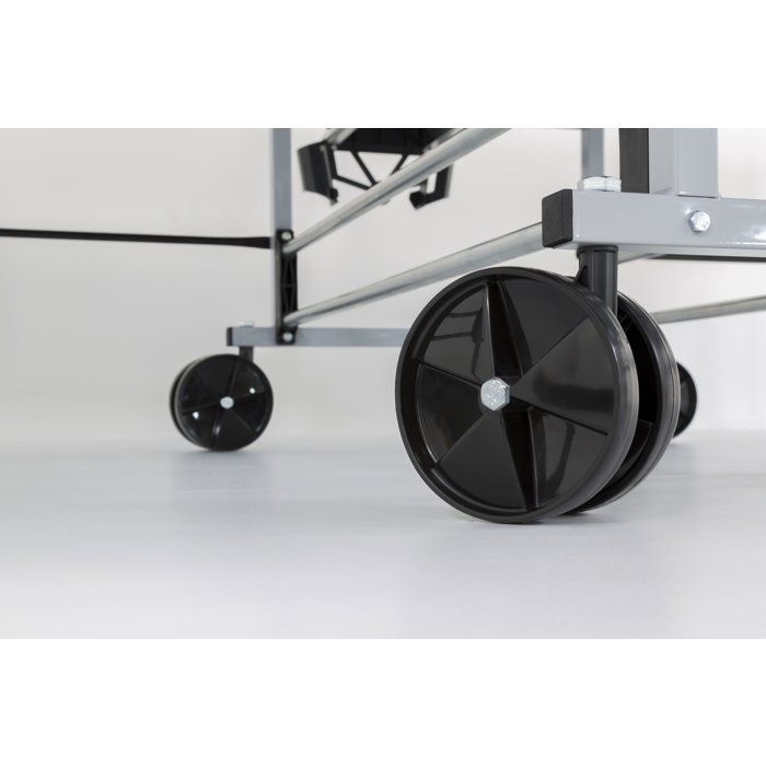 Table tennis table - SPONETA - S3-47i - Folding - Indoor use - Adjustable fixed net + side supports - Grey and blue