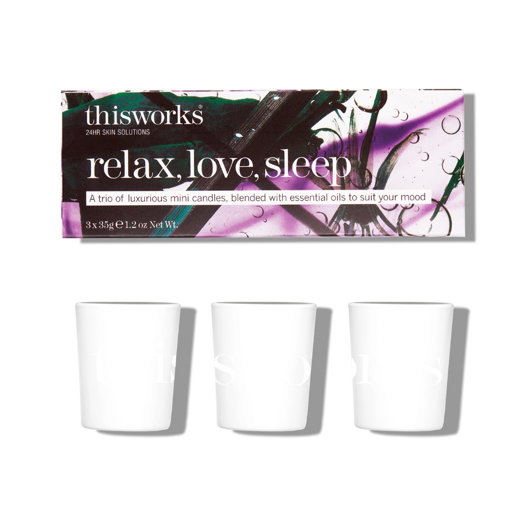 Sada sviečok This Works „Láska, spánok, relaxácia“ – 1 sada
