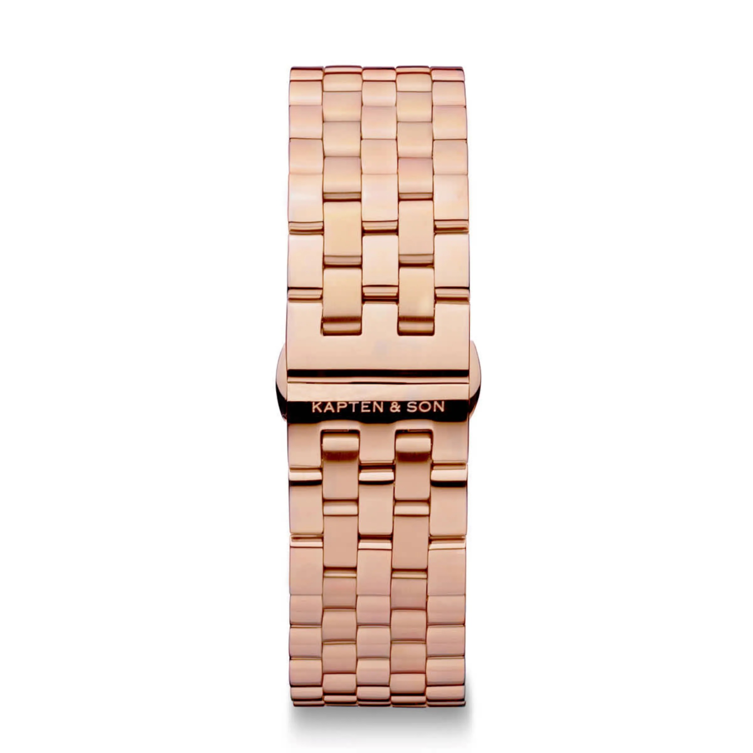 Bracelet en acier doré rose