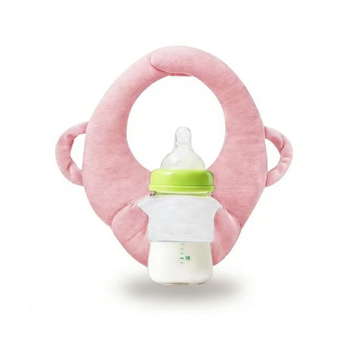 Cojines y soportes de lactancia - lactancia materna/alimentación con biberón - soporte para asiento de bebé - lavable a máquina - rosa