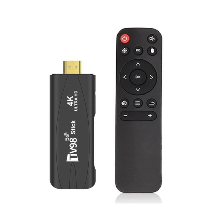 TV Box 4K TV Stick Android 7.1 boîtier TV intelligent - 2G + 16G WiFi 2.4G HDR 10 lecteur multimédia TV98 RK3228 1