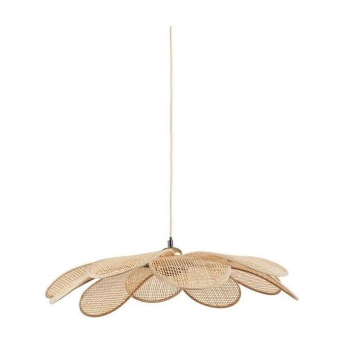 Luminária pendente pequena Margaux em bambu, 60 cm, Ostaria